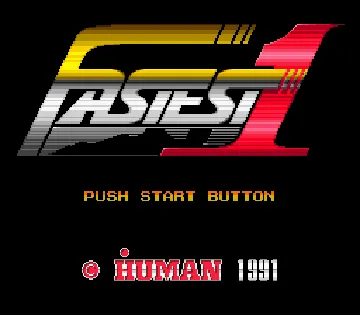 Fastest 1 (Japan) screen shot title